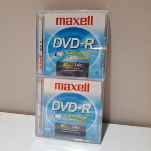 Maxell DVD-RW for Camcorders new sealed set of 6